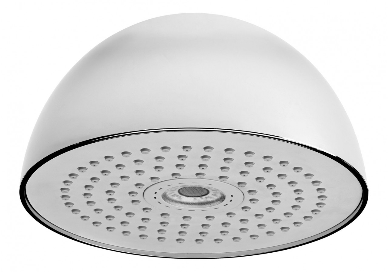 Pomme de douche lumière led blanche ronde 200 - BT200R05-LEDWN - Nikles