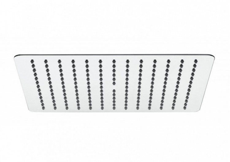 Pomme de douche Piano carrée 300 acier inoxydable très brillant - BP300Q05N - Nikles