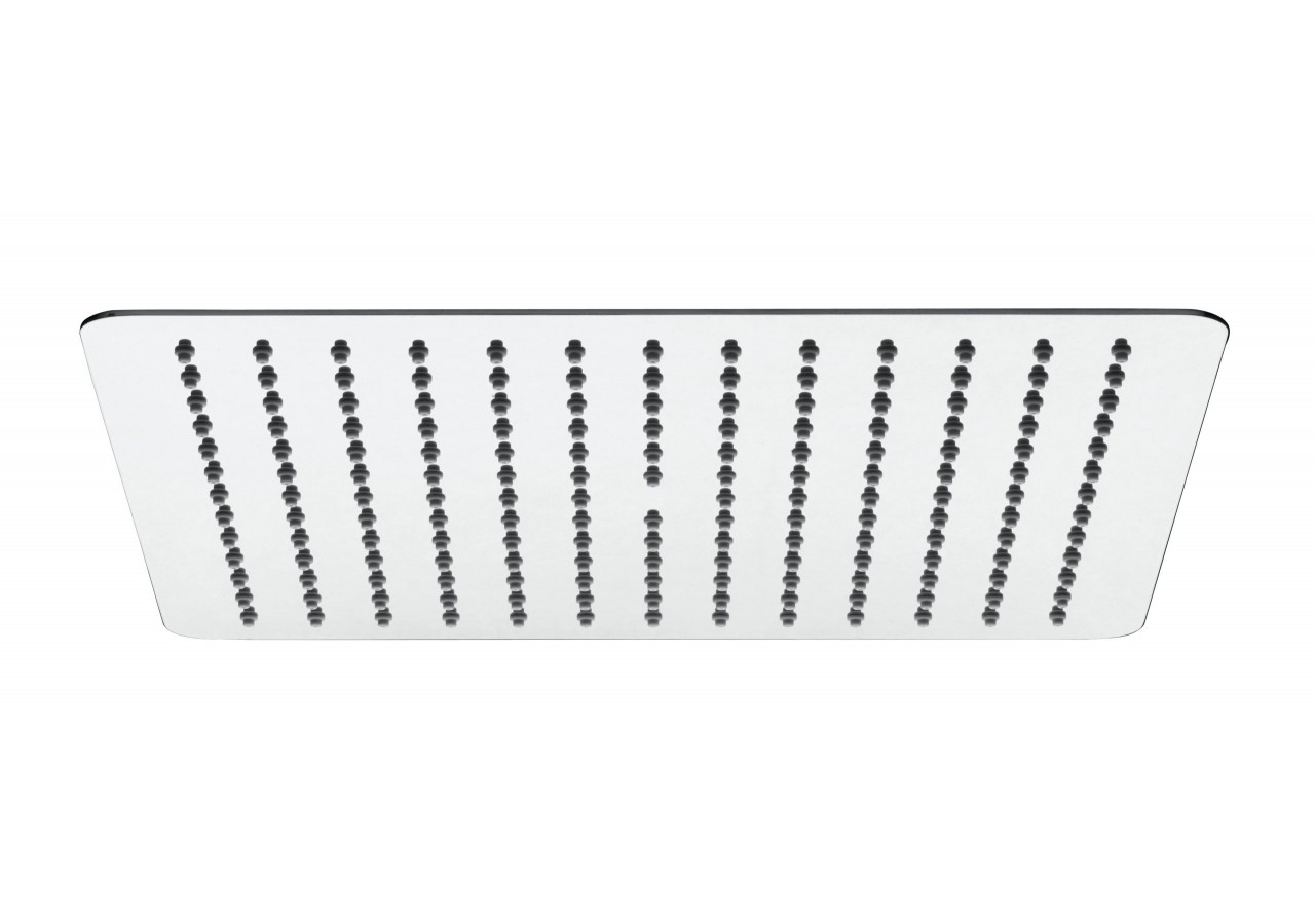 Pomme de douche Piano carrée 300 acier inoxydable très brillant - BP300Q05N - Nikles