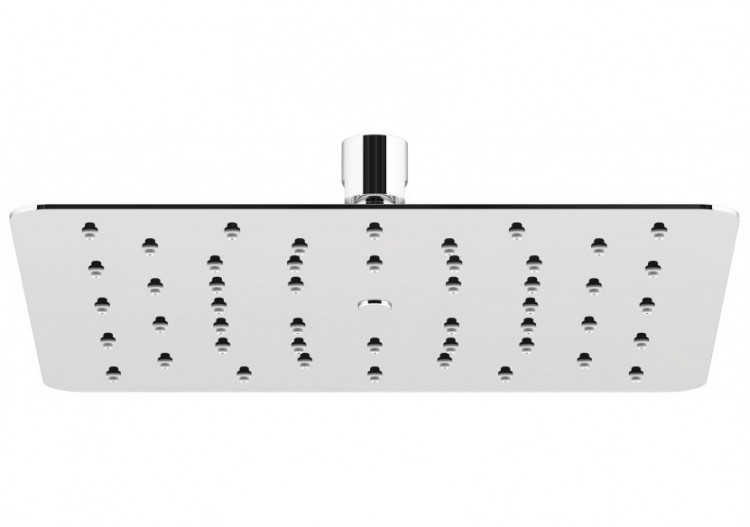 Pomme de douche Piano Quadro 250 watersense acier inoxydable très brillant - BPW250Q05N - Nikles