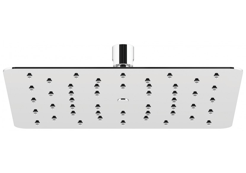 Pomme de douche Piano Quadro 250 watersense acier inoxydable très brillant - BPW250Q05N - Nikles