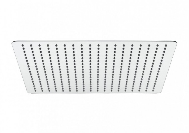 Pomme de douche Piano Quadro 400 acier inoxydable très brillant - BP400Q05N - Nikles