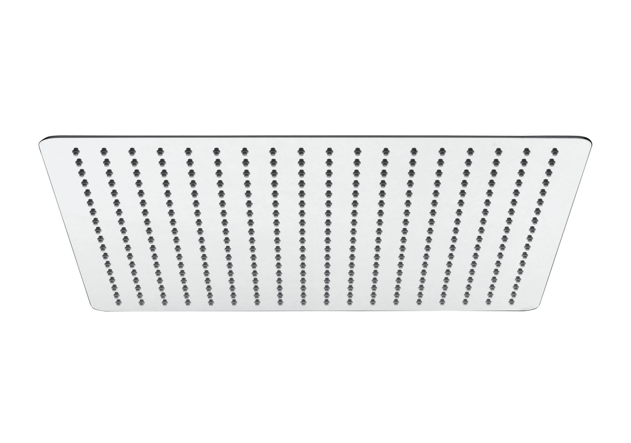 Pomme de douche Piano Quadro 400 acier inoxydable très brillant - BP400Q05N - Nikles