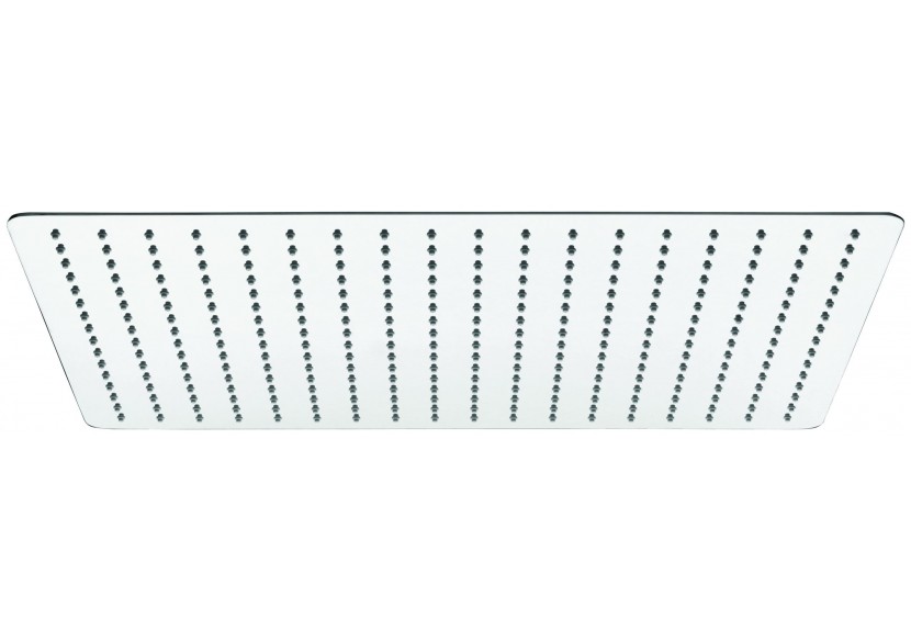 Pomme de douche Piano rectangle 500x370 acier inoxydable très brillant - BP5037R05N - Nikles