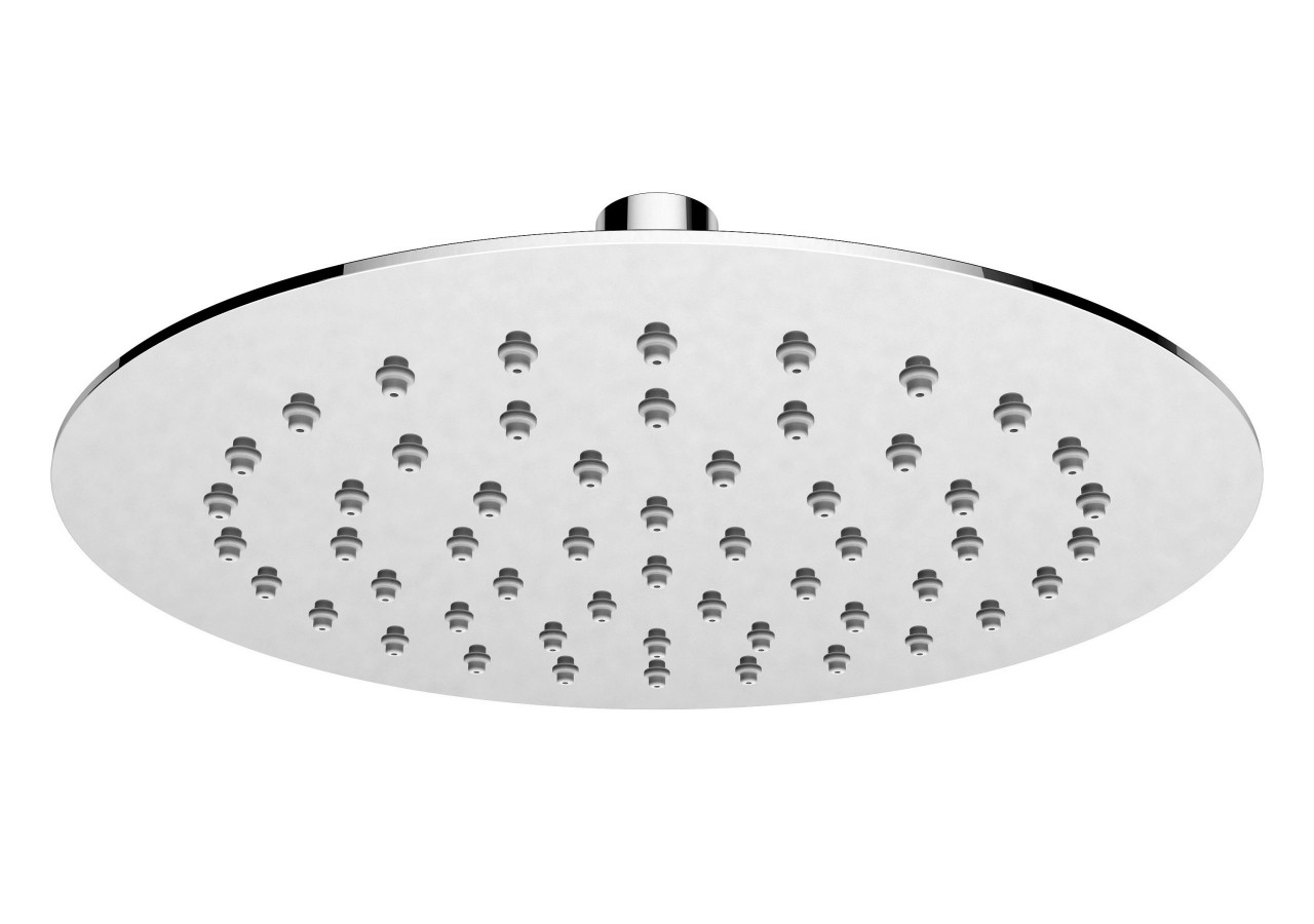 Pomme de douche Piano ronde 200 acier inoxydable très brillant - BP200T05N - Nikles