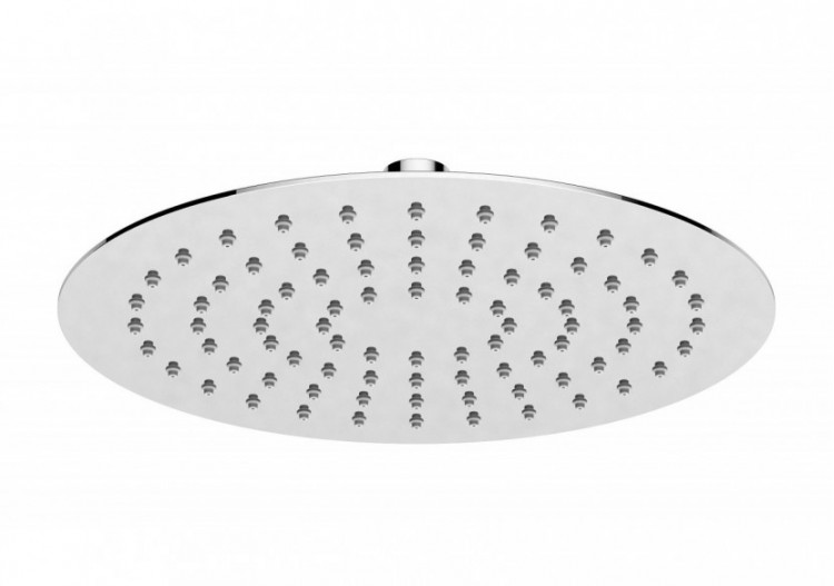 Pomme de douche Piano ronde 250 acier inoxydable très brillant - BP250T05N - Nikles