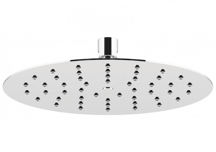 Pomme de douche Piano ronde 250 watersense acier inoxydable très brillant - BPW250T05N - Nikles 2