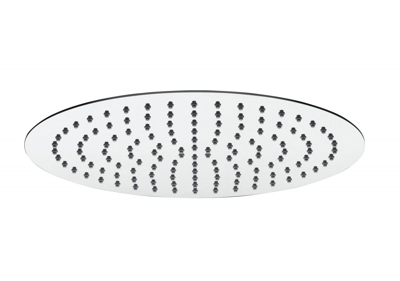 Pomme de douche Piano ronde 300 acier inoxydable très brillant - BP300T05N - Nikles