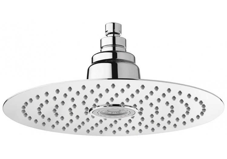 Pomme de douche Piano ronde 300 lumière led blanche acier inoxydable - BTL300R05N - Nikles