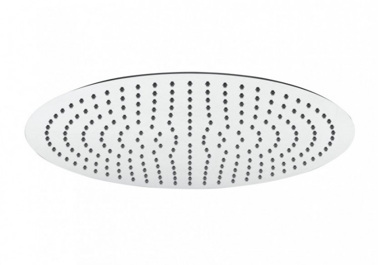 Pomme de douche Piano ronde 400 acier inoxydable très brillant - BP400T05N - Nikles