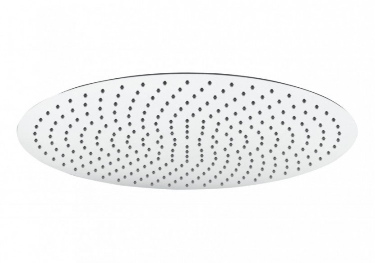 Pomme de douche Piano ronde 500 acier inoxydable très brillant - BP500T05N - Nikles