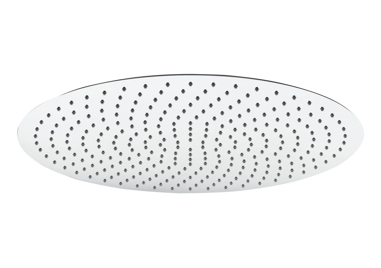 Pomme de douche Piano ronde 500 acier inoxydable très brillant - BP500T05N - Nikles