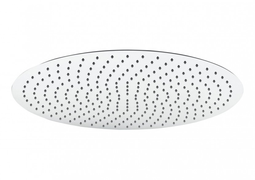 Pomme de douche Piano ronde 500 acier inoxydable très brillant - BP500T05N - Nikles