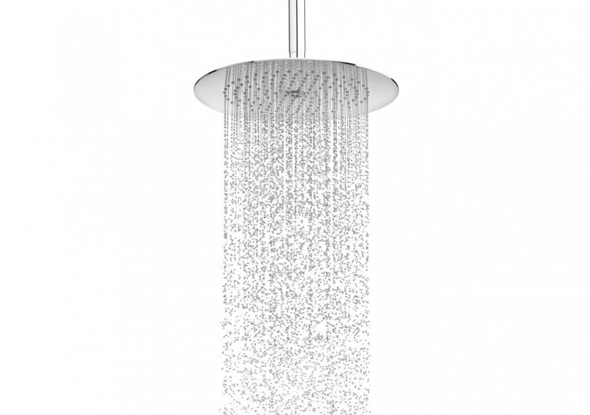 Pomme de douche ronde 300 valve de contrôle de pression chrome - DSV0105N - Nikles