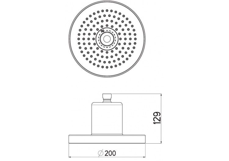 Pomme de douche sonore Techno 200 - BT200T05-BTHN - Nikles 2