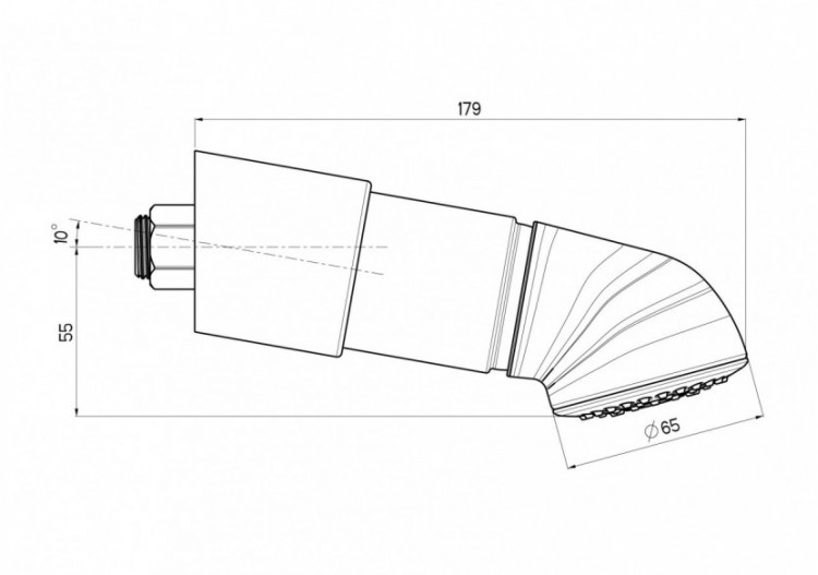Pomme de douche viper 65 Clean - 3405N - Nikles 2