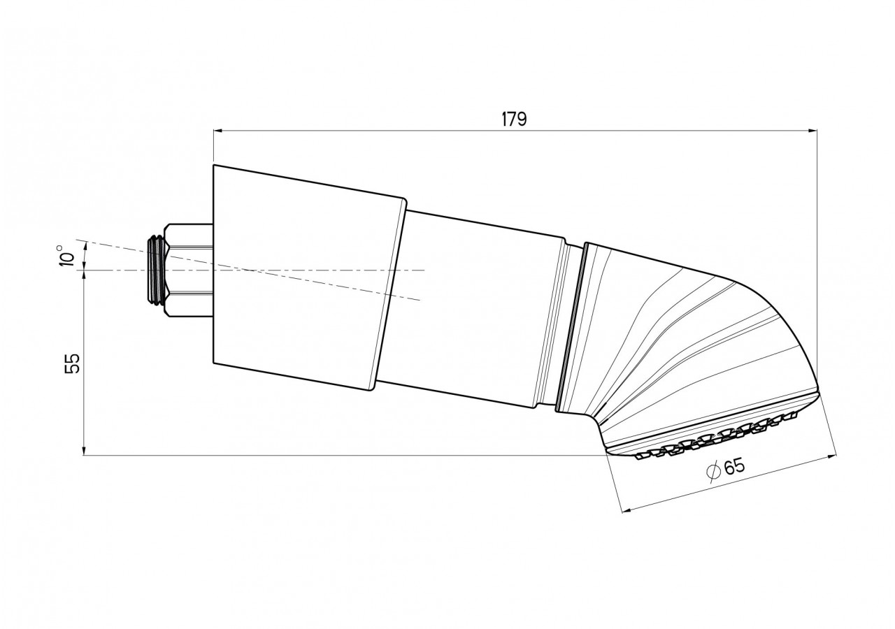 Pomme de douche viper 65 Clean - 3405N - Nikles