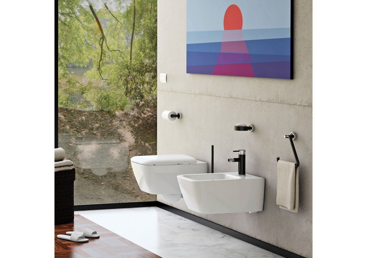 Robinet de bidet Architect carbone - FBB.01.001.51N - Nikles