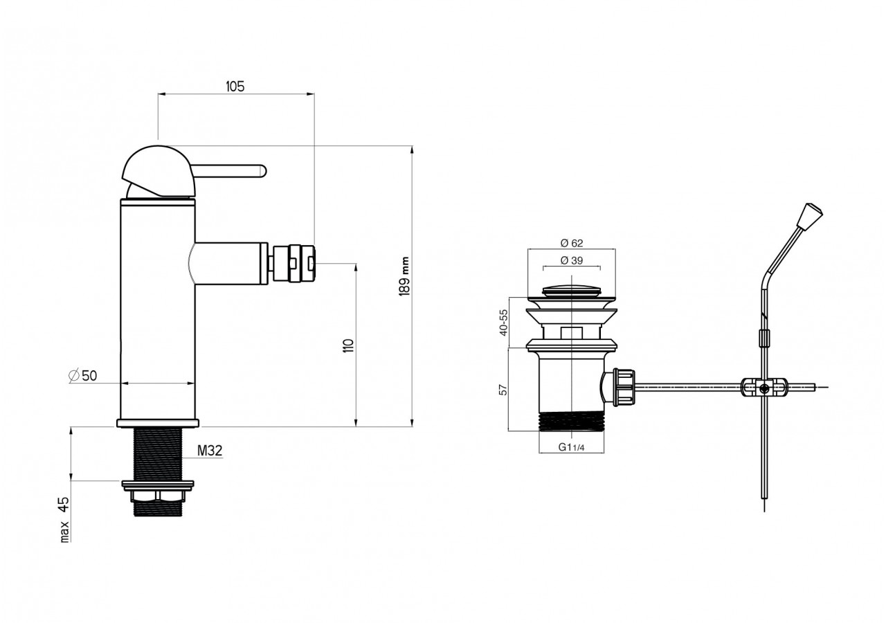 Robinet de lavabo Rondo chrome - FRA.01.001.05N - Nikles