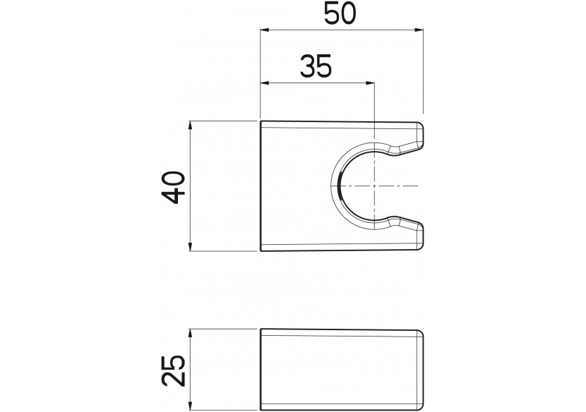 Support mural Pure - A5305N - Nikles