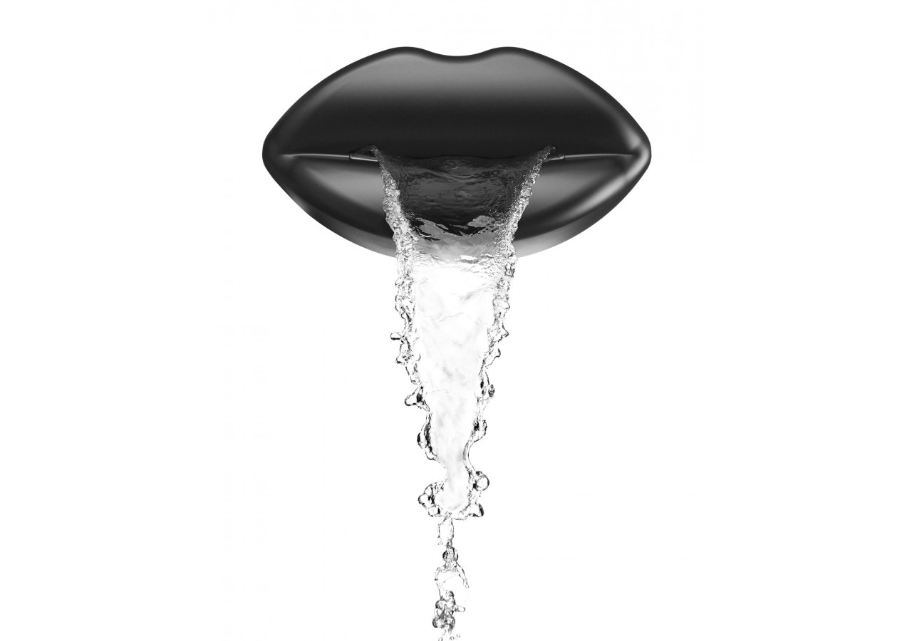 Tête de douche cascade Lips – noir mat - BLS.001.07N - Nikles