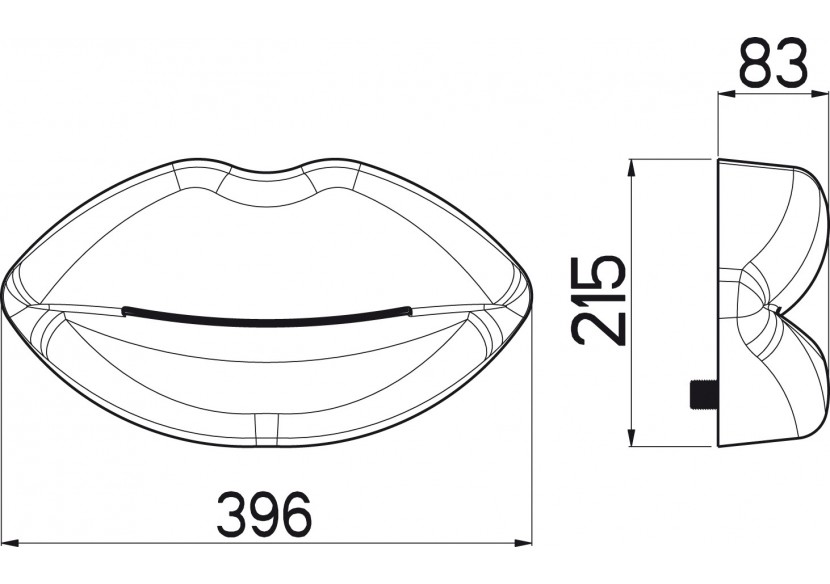 Tête de douche cascade Lips – noir mat - BLS.001.07N - Nikles Tête de douche cascade Lips – noir mat - BLS.001.07N - Nikles