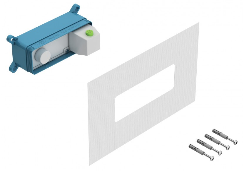 Kit d'installation pour robinet de lavabo encastré Architect - FBC.01.500.00N - Nikles