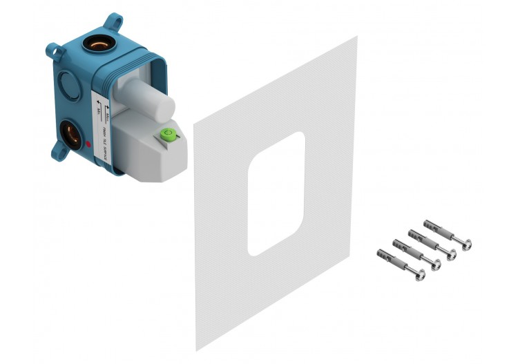 Kit d'installation pour robinet de douche encastré Architect - FCD.01.500.00N - Nikles