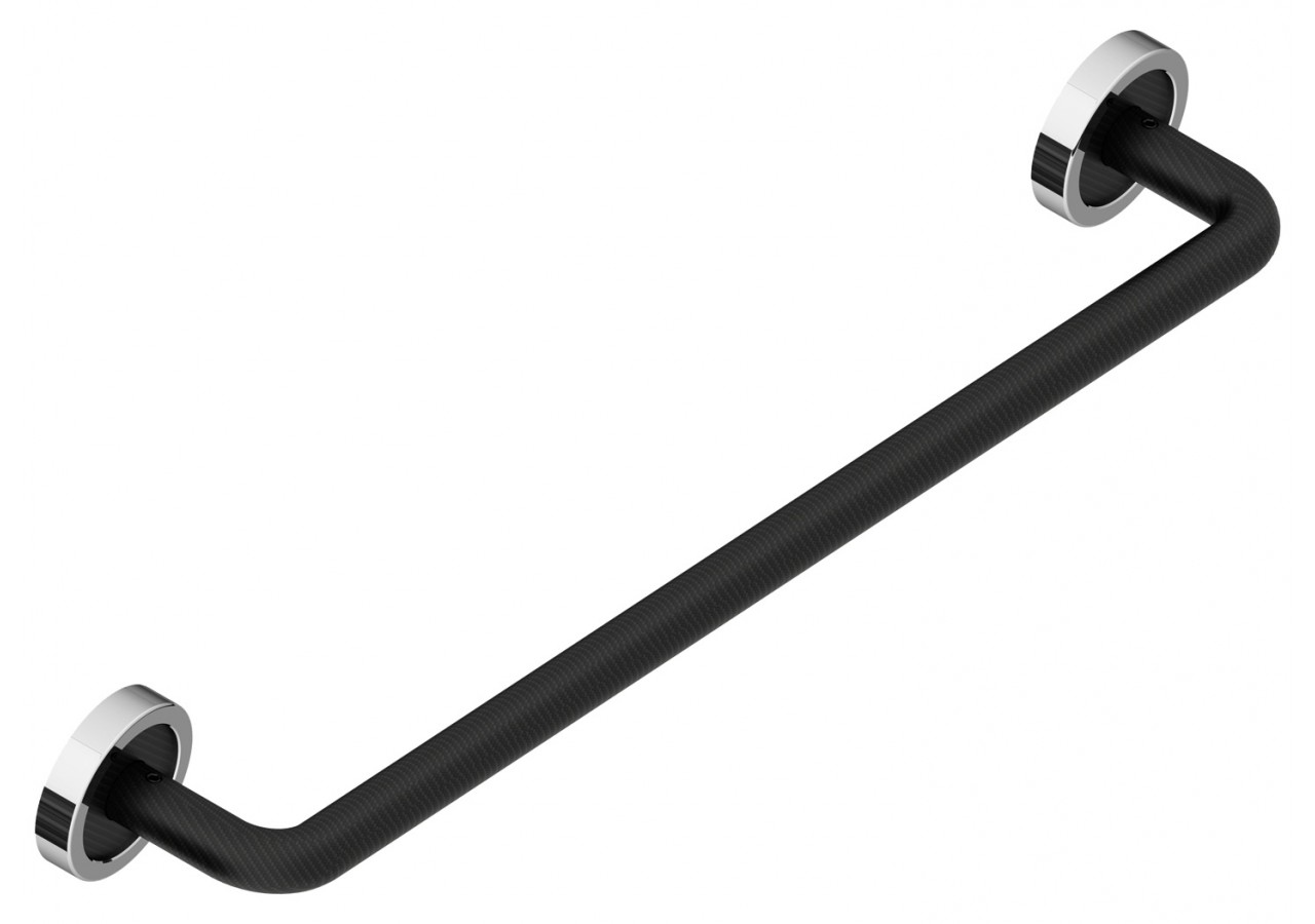 Barre à serviettes 45 cm carbone - FTB.001.52N - Nikles