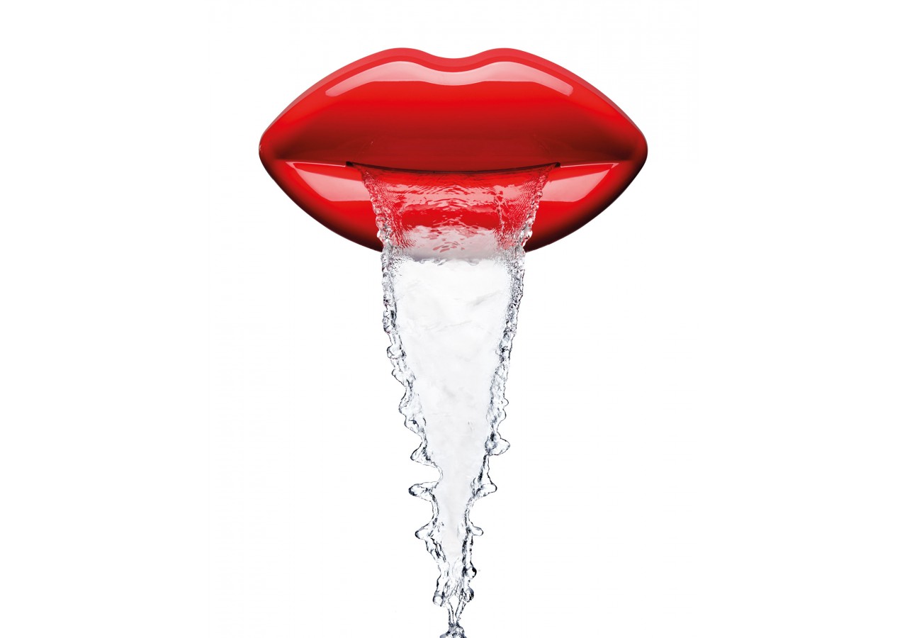 Tête de douche cascade Lips – rouge - BLS.001.RRN - Nikles
