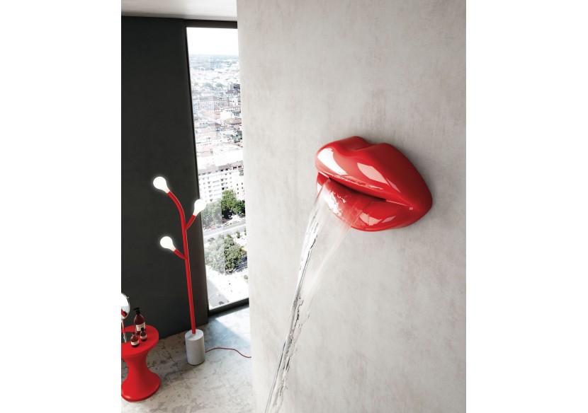 Tête de douche cascade Lips – rouge - BLS.001.RRN - Nikles Tête de douche cascade Lips – rouge - BLS.001.RRN - Nikles