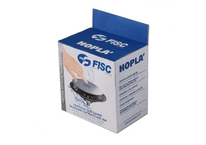 Panier antidéchets et bouchon clic-clac HOPLA - 19-KIT279/E - Fisc