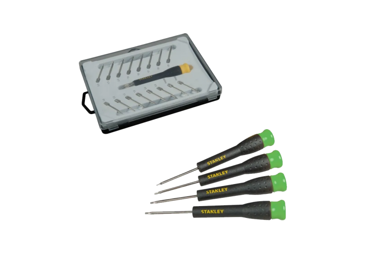 Lot de Micro Tournevis – Jeu de 4 Torx & Jeu de 16 Multilames