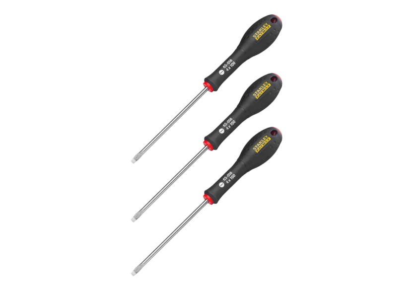 Lot de 3 Tournevis Mécanicien FATMAX – 10x200mm, 12x250mm & 2,5x75mm