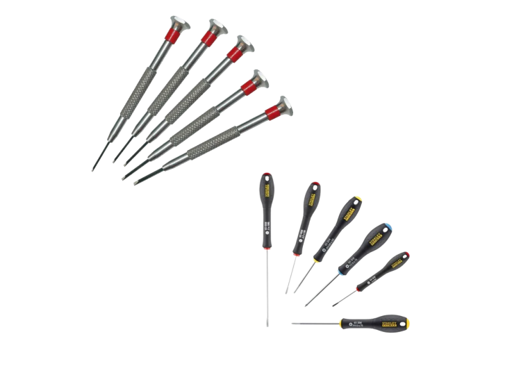 Lot de Tournevis de Précision – Pochette 5 pcs & Jeu 6 pcs FATMAX