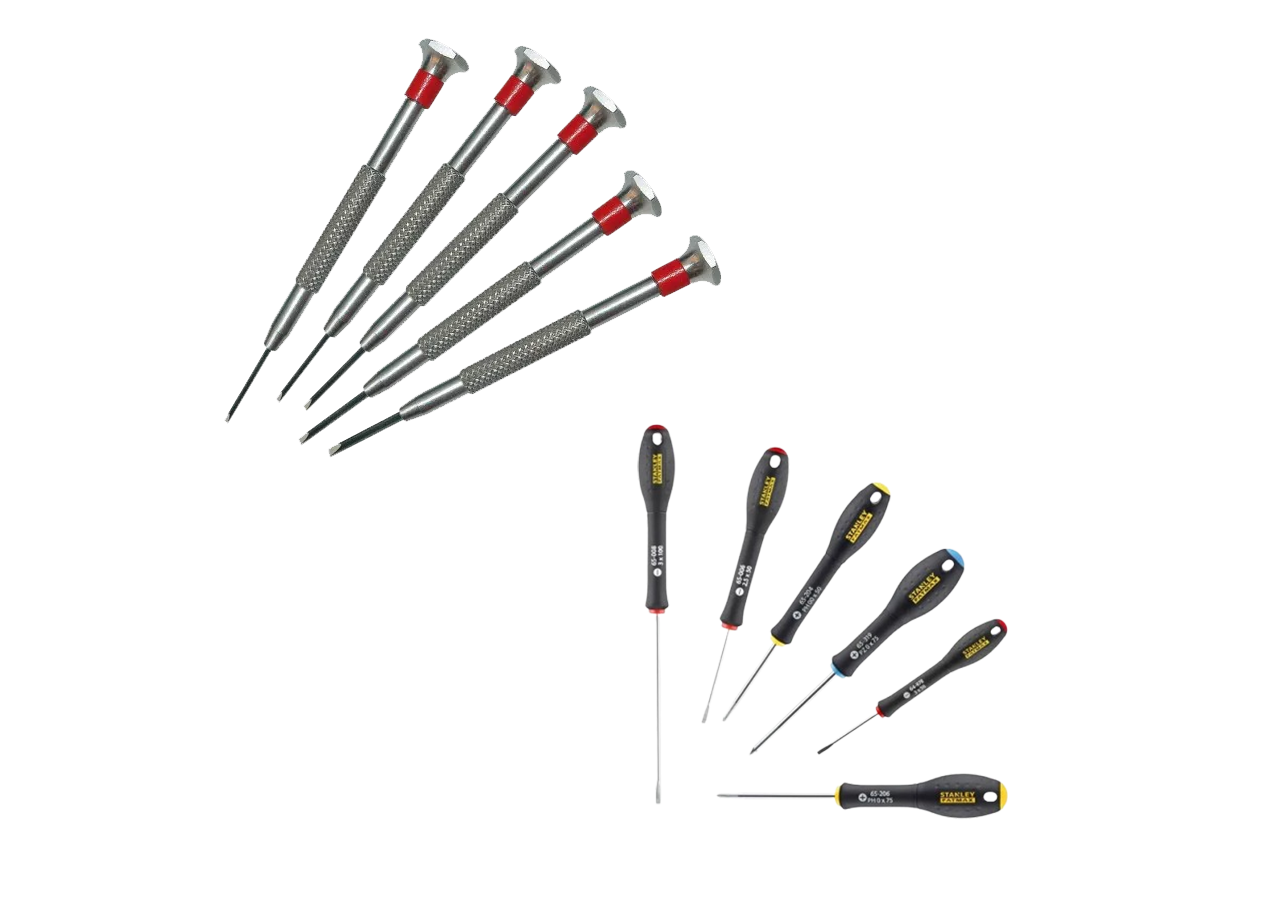 Lot de Tournevis de Précision – Pochette 5 pcs & Jeu 6 pcs FATMAX