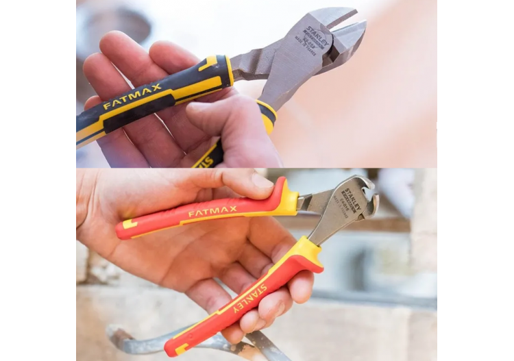 Lot de Pinces Coupantes – Électricien 200mm FATMAX & Devant 160mm Isolée 1000V