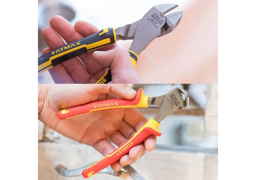 Lot de Pinces Coupantes – Électricien 200mm FATMAX & Devant 160mm Isolée 1000V