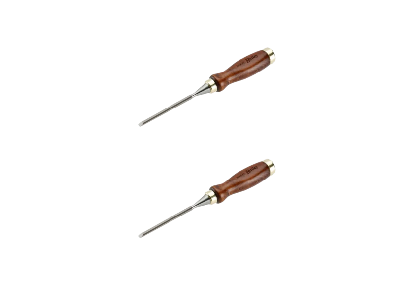 Lot de Ciseaux à Bois – Manche Bois 16mm & 40mm