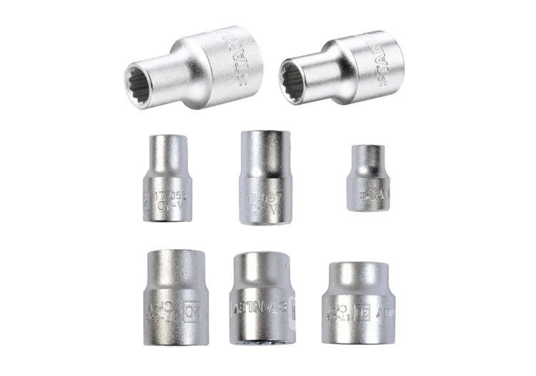 Lot de Douilles 1/2" 12 Pans