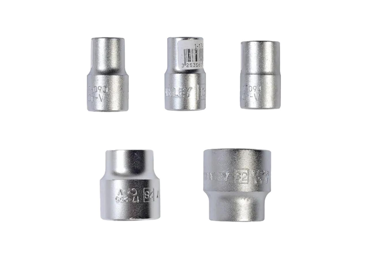 Lot de Douilles 1/2" 6 Pans