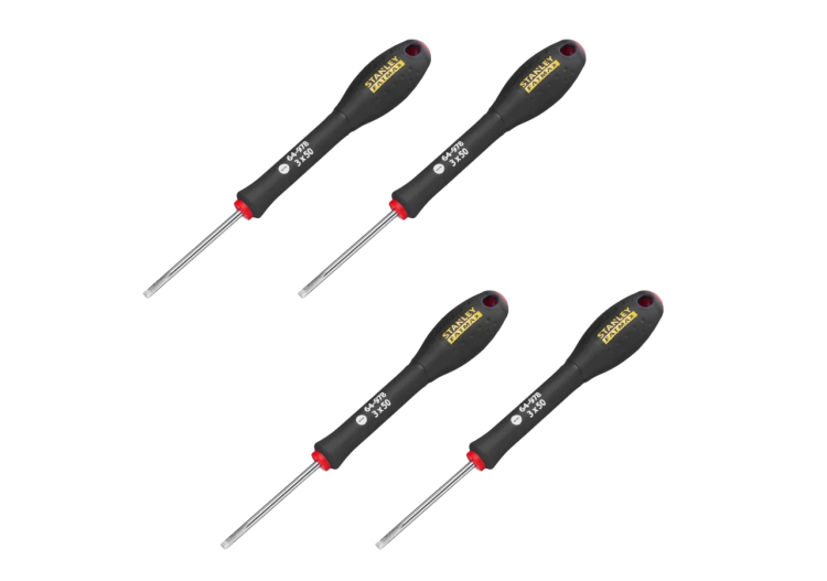 Lot de Tournevis Électricien FATMAX – 3,5x75mm, 2,5x50mm, 4x100mm & 5,5x150mm