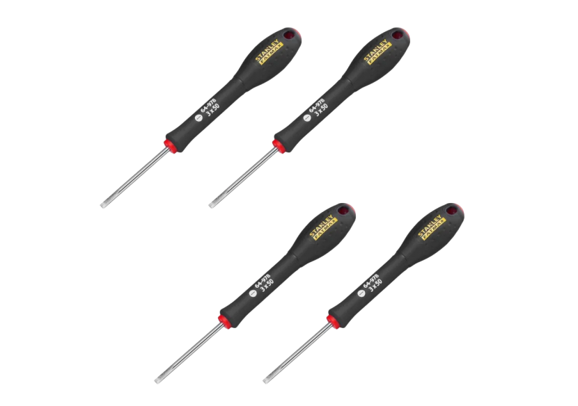 Lot de Tournevis Électricien FATMAX – 3,5x75mm, 2,5x50mm, 4x100mm & 5,5x150mm