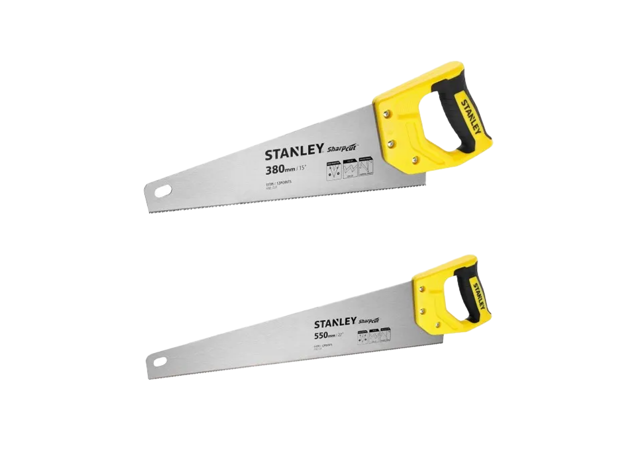 Lot de Scies Égoïne Sharpcut – Coupe Fine 380mm & 550mm