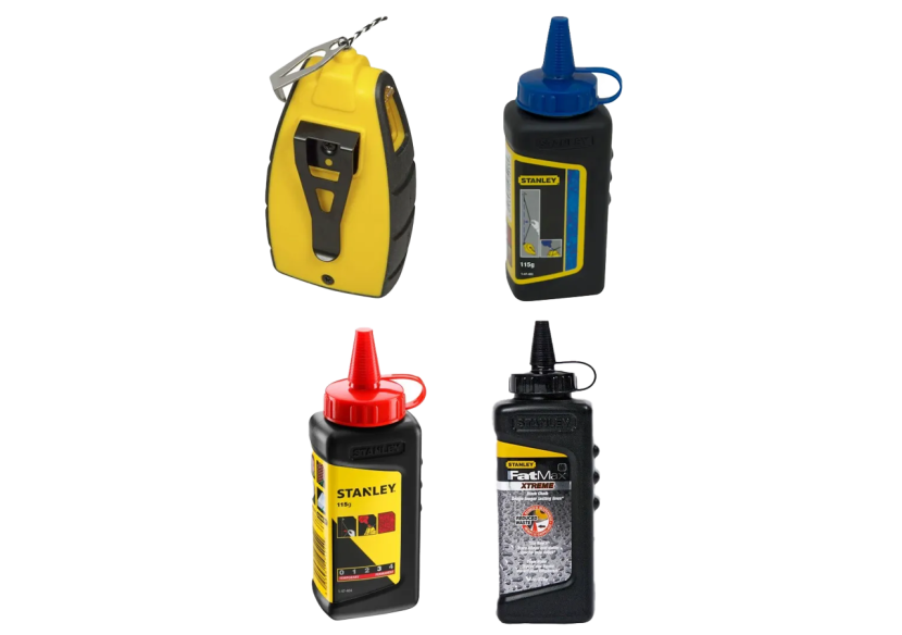 Kit de traçage compacte  9 M + poudres bleue, noir et rouge