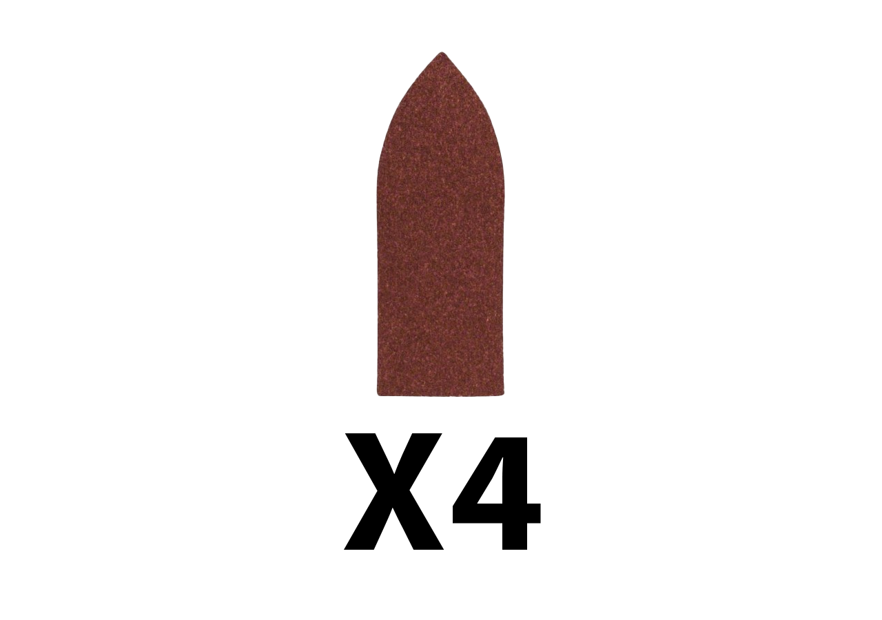 20 feuilles abrasives G120 rectagle + delta
