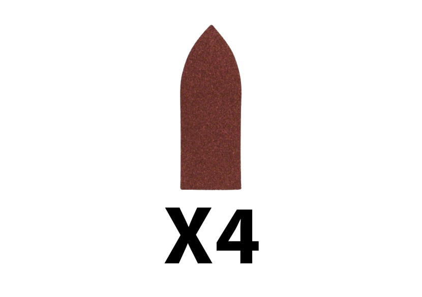 20 feuilles abrasives G120 rectagle + delta