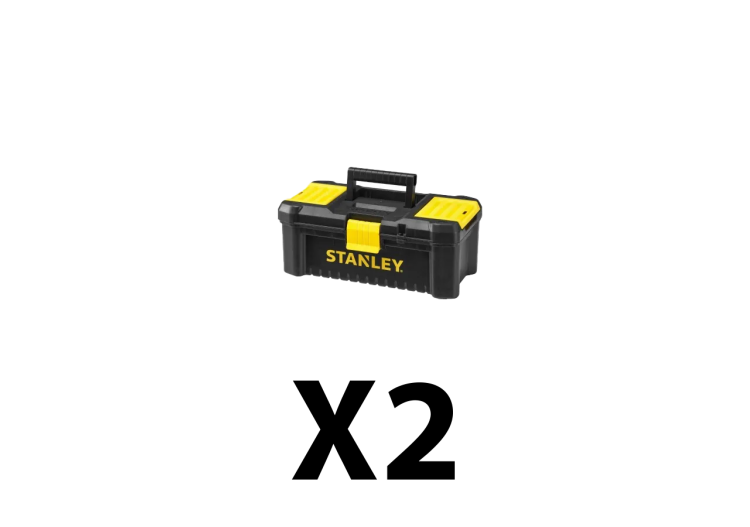 Lot de 2 boites à outils 30 cm