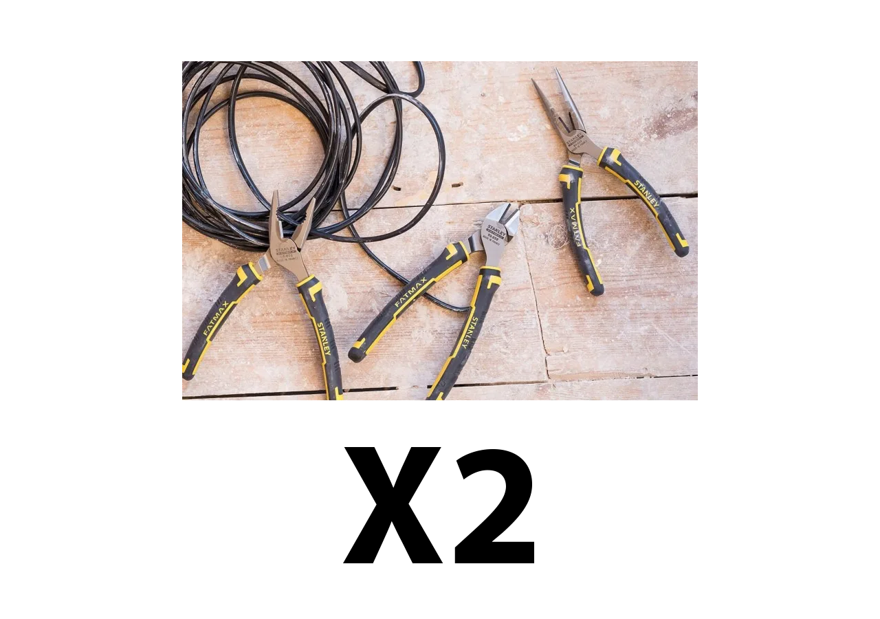 2 coffrets de 3 pinces Fatmax