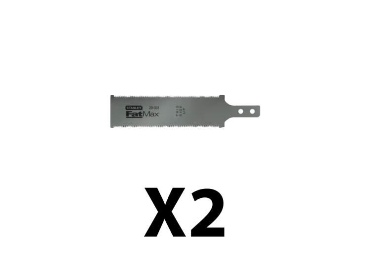 Lot de 2 lames de rechange pour scie japonaise Stanley FATMAX